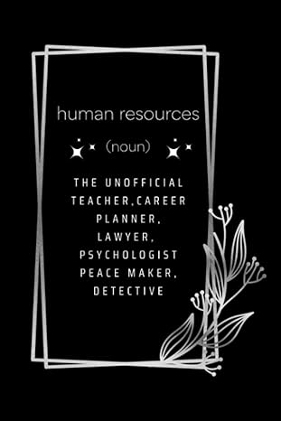 human resources the unofficial teacher hr gift ideas personalized human resources funny work floral notebook