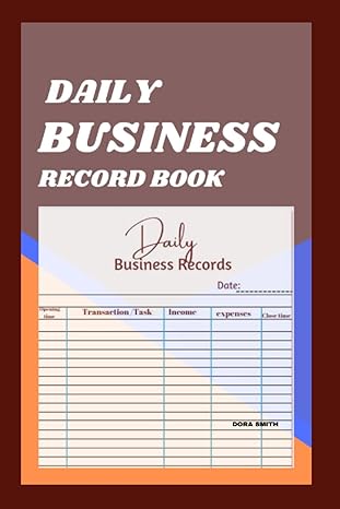 daily business record book income expense and time management tracker book keeping record book for small