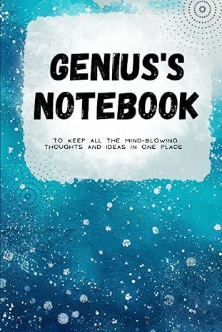 genius s notebook to keep all the mind blowing thoughts and ideas in one place funny notebook for work 1st