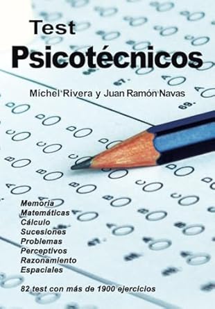 test psicotecnicos 1st edition michel rivera ,juan ramon navas b0cfzh6lp5, 979-8857046128