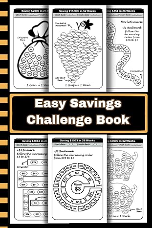 easy savings challenge book simple money savings challenges with simple and fun ways to save 1st edition