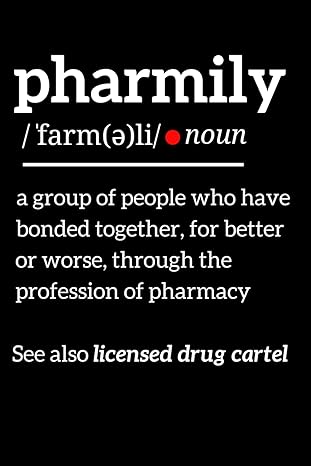 pharmacist gifts funny pharmily definition 1st edition tom bee b0cq4jbl5t