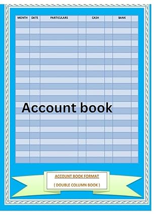 account book double column book format 1st edition ms abdul kareem khan b0cqmjgw6v