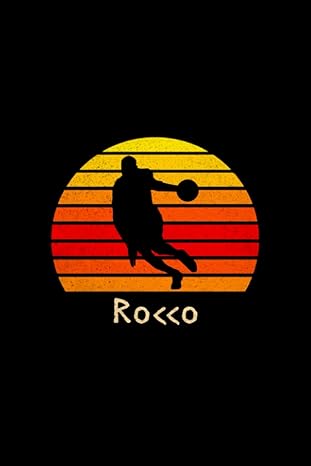 rocco name gift personalized basketball notebook planner to do list journal for sport lovers daily journal
