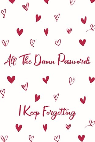 all the damn passwords i keep forgetting password log book and internet password organizer alphabetic order a
