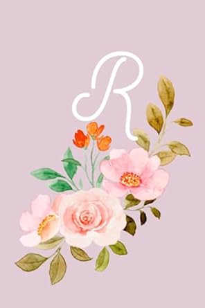 r monogrammed lined notebook 1st edition mads and char b0c9ktrbs7