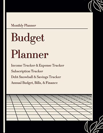 budget planner 1st edition mrs zainab othman b0cj4cvrpk