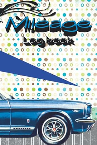 mileage log book useful tracker for work and travel great for recording your car details and daily mileage