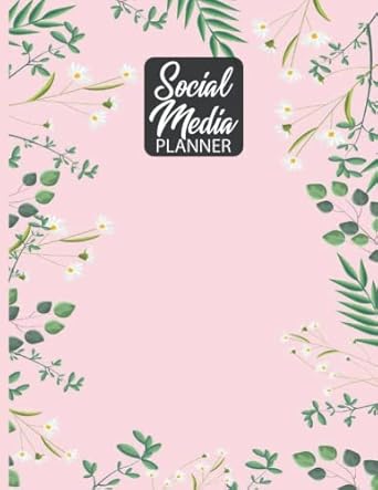 social media planner and organizer leaves influencers journal notebook to help keep you organized gorgeous
