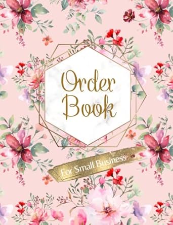 order book for small business sales log book for small businesses online businesses customer order tracker