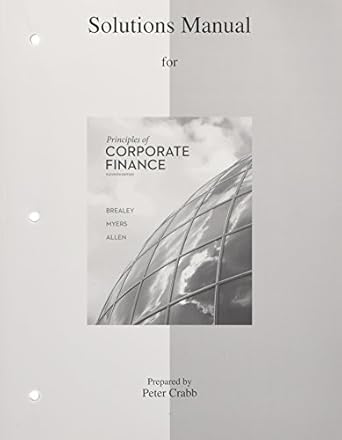 solutions manual to accompany principles of corporate finance 11th edition richard brealey ,stewart myers