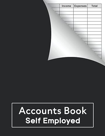 accounts book self employed bookkeeping account book for small business or sole trader income and expenses