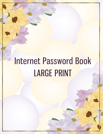 internet password book large print with tabs for seniors password book alphabetical a z organizer size 8 5x11