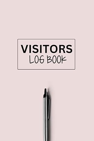 visitor log book visitors register for office business government schools hospitals hotel 2520 entries 1st