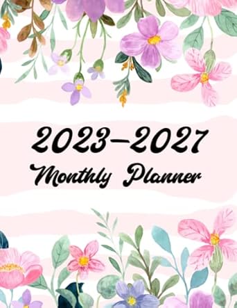 2023 2027 monthly planner 5 years see it bigger large five year calendar january 2023 up to december 2027 for