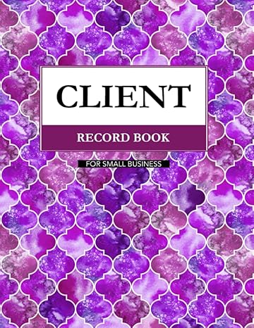 client record book for small business 310 client entries with alphabetical tabs a z index page numbers