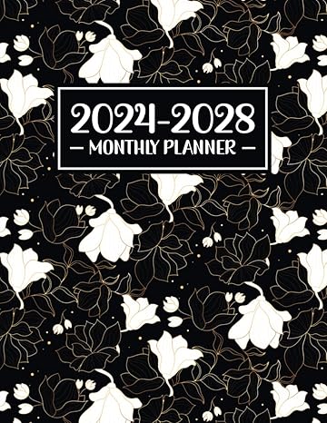 2024 2028 monthly planner 60 months organizer schedule five year calendar with holidays january 2024 december