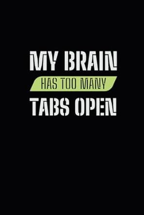 boss funny gifts my brain has too many tabs open lined pages 1st edition lily morgan b0cqx33thr
