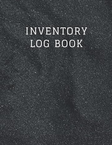 inventory log book easy to use for any business keep track of your stock with 134 log sheets large size 8 5 x