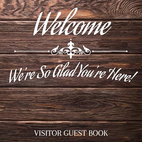 visitor guest book guest log book for vacation homes rentals airbnb bed and breakfast and more visitor book