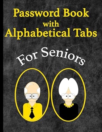 password book with alphabetical tabs large print username and password log book with a z tabs for seniors and