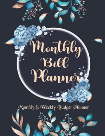monthly bill planner monthly and weekly budget planner and organizer expenses and bill tracker journal