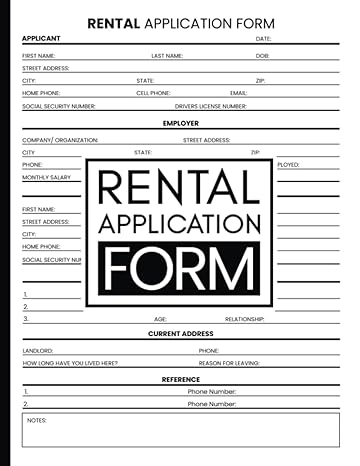 rental application form book lease agreement for rental property house / real estate sales contract form