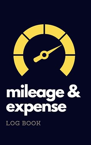 mileage log book and expense book for taxes small business and reporting track trip details mileage fuel