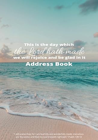 this is the day that the lord has made a christian address book 1st edition cindy mccandless b0chsfcgjf