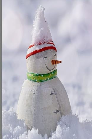 snowman 6x9 inch college ruled notebook journal memo planner office school project diary and many more 1st