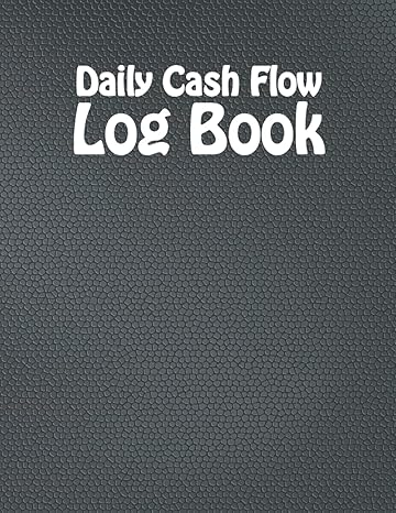 daily cash flow log book large cash flow ledger book journal to record daily financial info financial