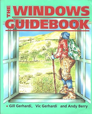 the windows guidebook 1st edition gerhadi ,berry 0745700411, 978-0745700410