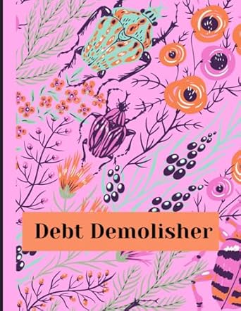 debt demolisher your 2 year financial freedom guide monthly budget planner a debt tracker for paying off your