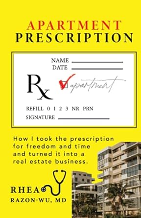apartment prescription 1st edition rhea razon-wu md 979-8507969951