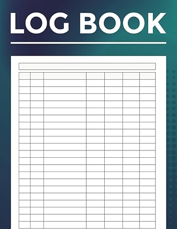 log book large customizable 7 columns multipurpose track expenses notebook for small business 1st edition