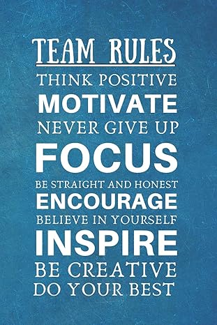 team rules for employees team lined blank notebook journal 1st edition i love my job notebooks 1090551177,