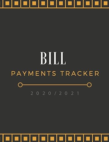 bill payments tracker a 2020 monthly bill payments checklist organizer planner money debt tracker budgeting