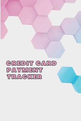 credit card payments tracker notebook credit card planner money management notebook credit card tracker