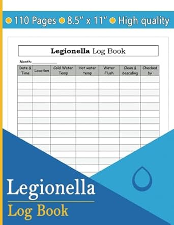 legionella log book 1st edition marisane publisher b0ch23xh7r
