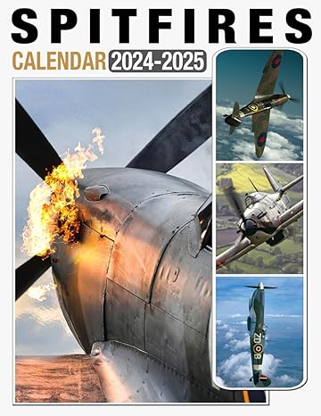 spitfires calendar 2024 2025 24 months calendar jan 2024 to december 2025 thick and sturdy paper great gift