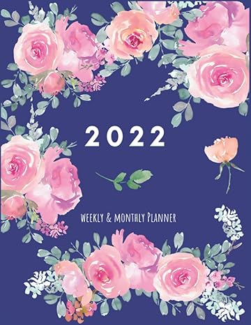 2022 weekly and monthly planner 2022 weekly planner 12 months agenda schedule organizer planner with holiday