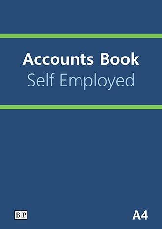 self employed accounts book a4 sized simple ledger book 1st edition bunnywood publishing b0bcrxds1q