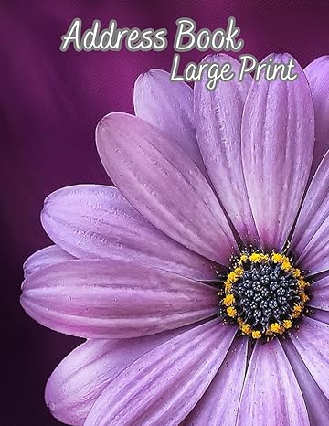 address book large print organizer notes password usernames birthday email more than 200 entry spaces 108