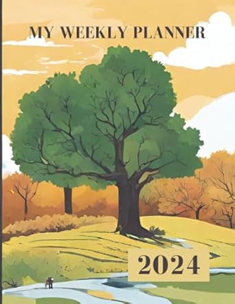 my weekly planner 2024 an elegant organization tool for enhanced productivity and efficiency 1st edition jon