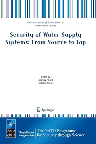 security of water supply systems from source to tap 1st edition jaroslav pollert ,bozidar dedus 140204562x,