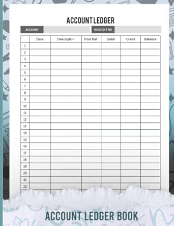 account ledger book income and expense log book for small business and personal finance 1st edition ahmed