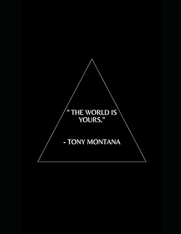 scarface inspired journal/ notebook 1st edition k ,nonmatrix