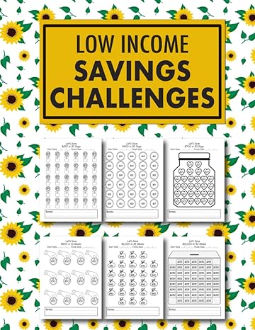 low income savings challenges book 100+ unique and interactive money saving challenge book with variety of