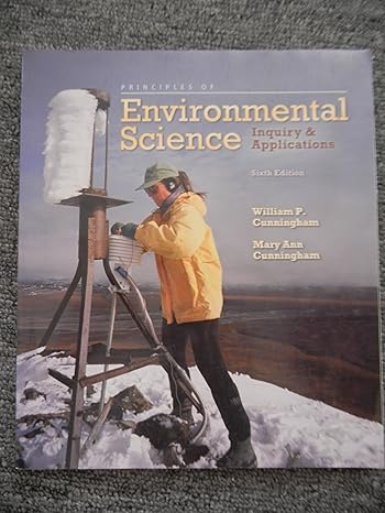 principles of environmental science inquiry and applications 6th edition william cunningham ,mary cunningham
