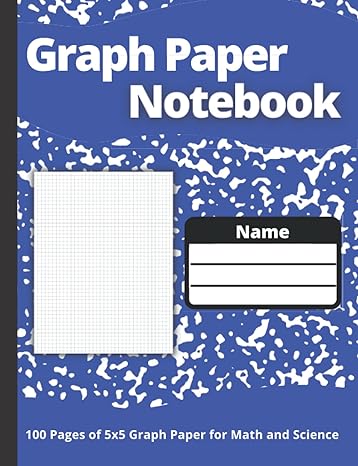 graph paper notebook blue marble notebook grid paper composition book 5x5 ruled 100 sheets 1st edition